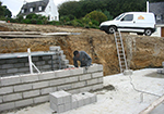 Réalisation des fondations à Bohain-en-Vermandois